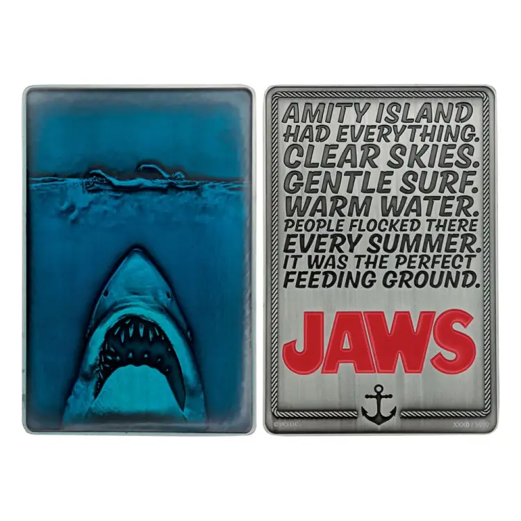 FaNaTtik Jaws - Ingot 50th Anniversary Poster Limited Edition