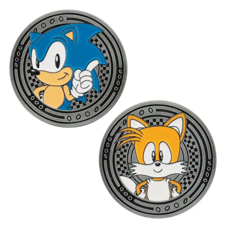 FaNaTtik Sonic The Hedgehog - Sonic & Tails - Collectable Coin