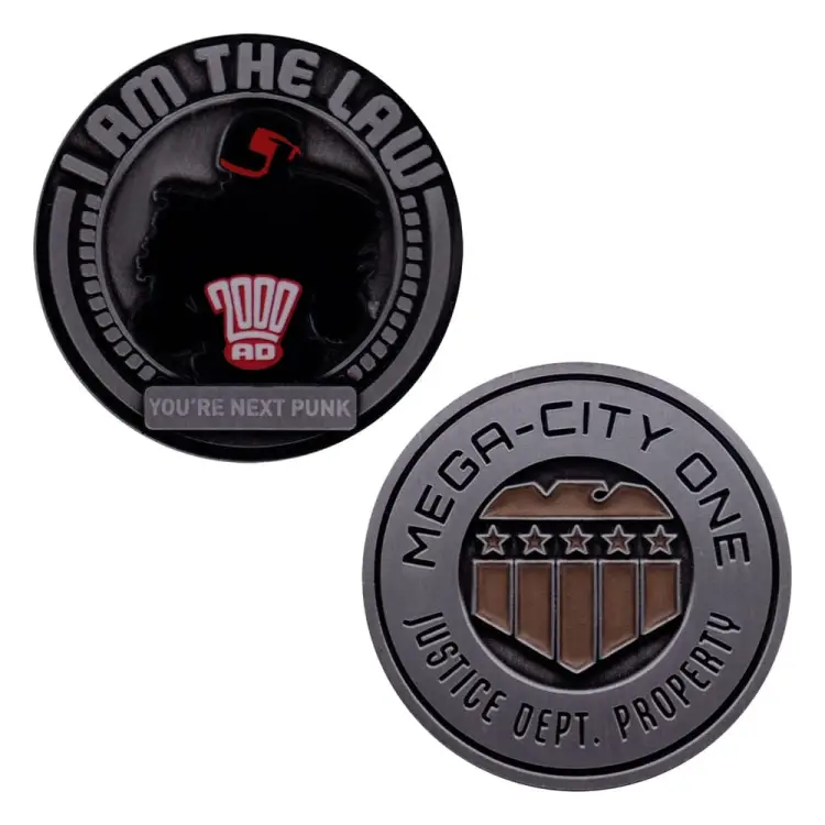 FaNaTtik 2000 AD - Judge Dredd - Kolekcjonerska Moneta Mega-City One Limited Edition