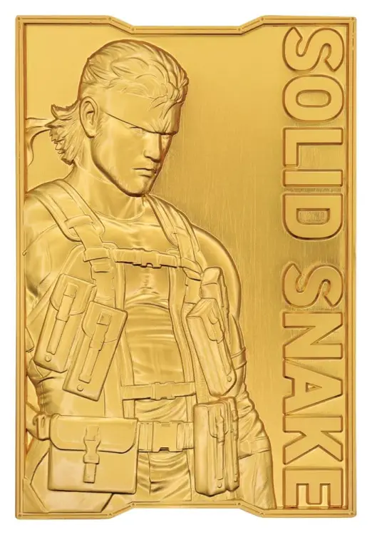 FaNaTtik Metal Gear Solid 2 - Solid Snake - Ingot 24k Gold Plated Limited Edition