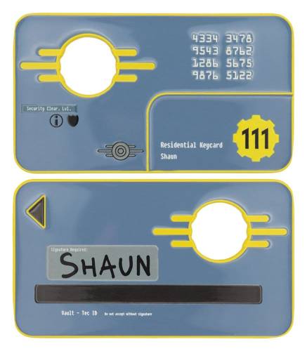 FaNaTtik Fallout - Replika Security Keycard Vault 111 Limited Edition