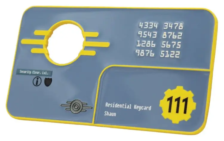 FaNaTtik Fallout - Replika Security Keycard Vault 111 Limited Edition