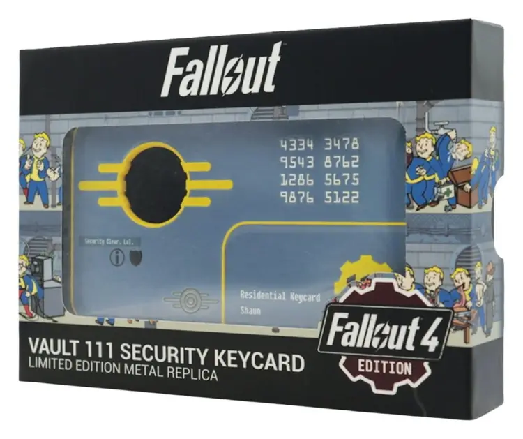 FaNaTtik Fallout - Replika Security Keycard Vault 111 Limited Edition