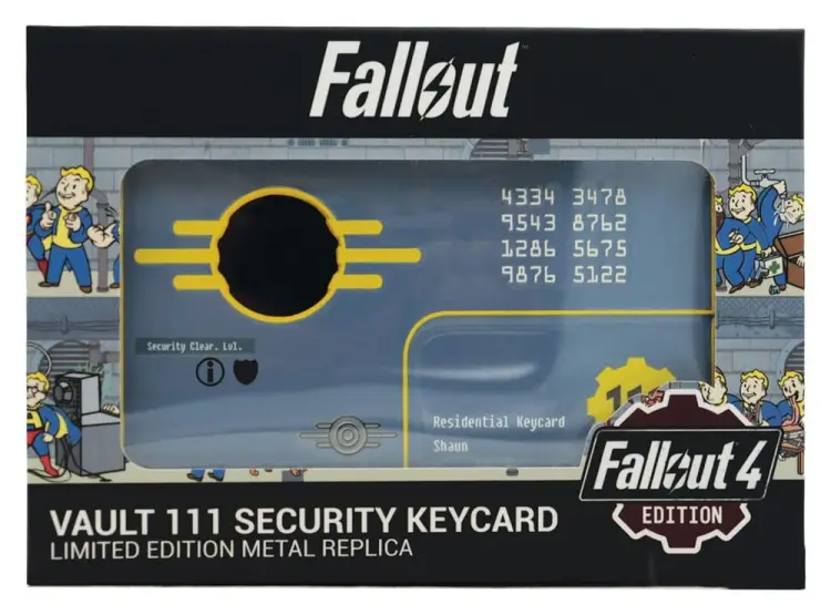 FaNaTtik Fallout - Replika Security Keycard Vault 111 Limited Edition