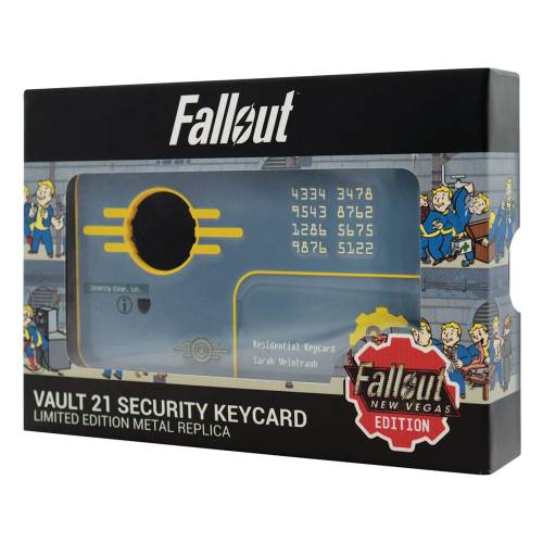 FaNaTtik Fallout: New Vegas - Vault 21 Security Keycard Replica Limited Edition