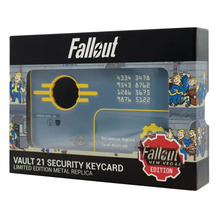 FaNaTtik Fallout: New Vegas - Vault 21 Security Keycard Replica Limited Edition