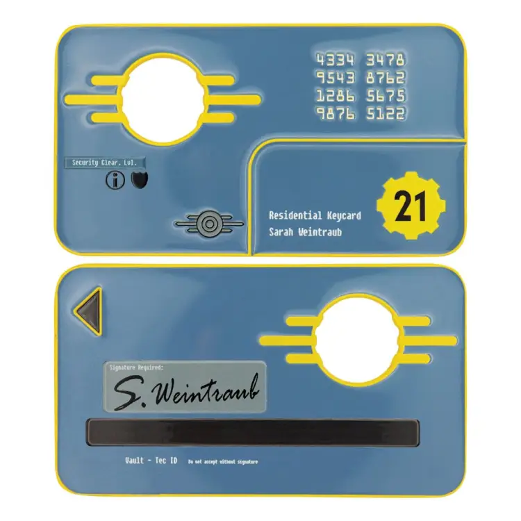 FaNaTtik Fallout: New Vegas - Vault 21 Security Keycard Replica Limited Edition