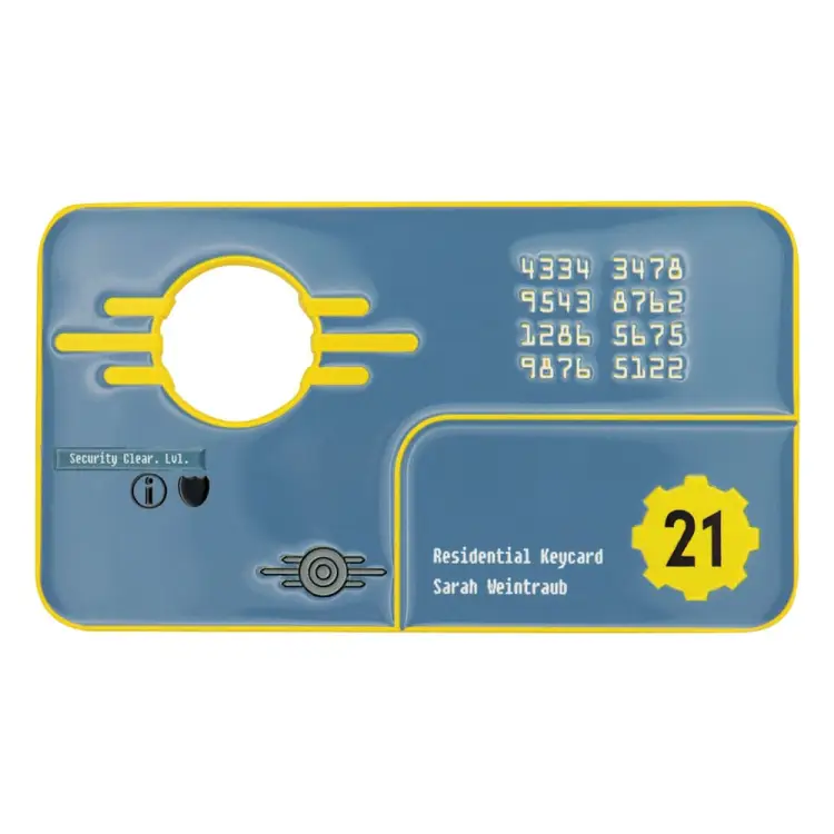 FaNaTtik Fallout: New Vegas - Vault 21 Security Keycard Replica Limited Edition