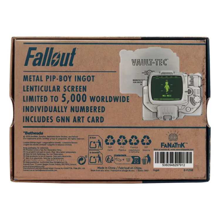 FaNaTtik Fallout - Pip-Boy - Collectible Ingot Limited Edition