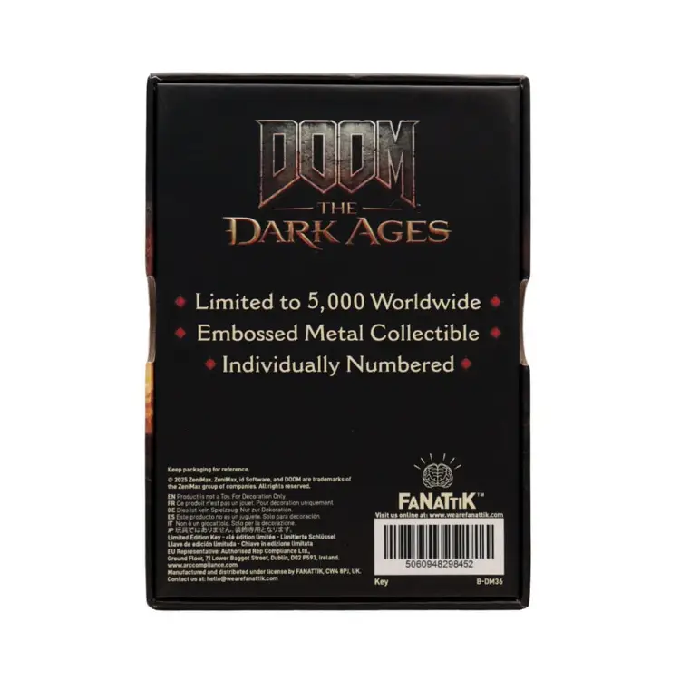 FaNaTtik Doom: The Dark Ages - Secret Key Limited Edition Replika