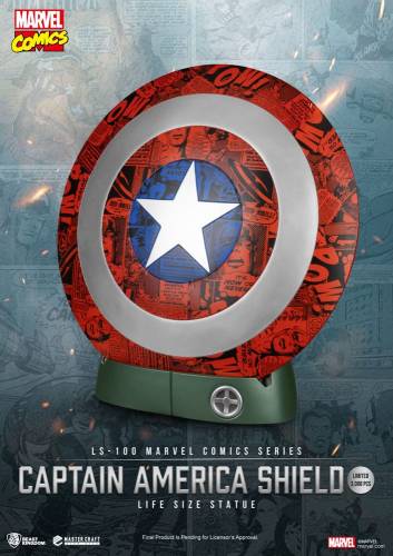 Beast Kingdom Marvel Comics - Captain America - Tarcza Life Size Statuetka