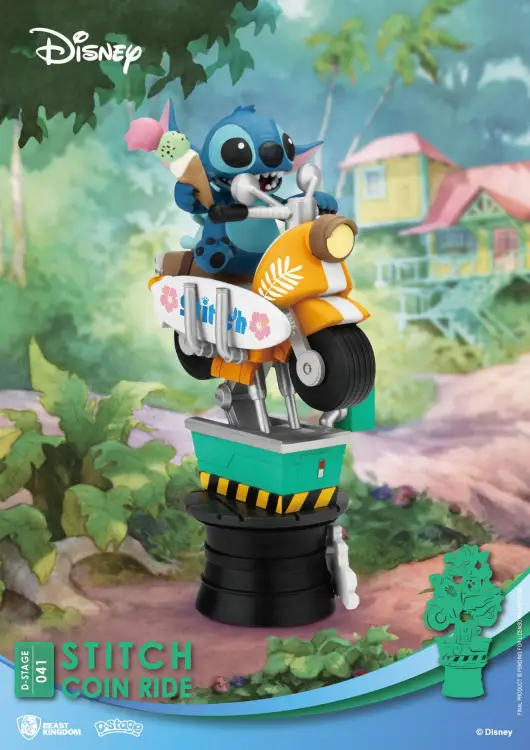 Beast Kingdom Disney - Stitch - D-Stage Stitch Coin Ride Diorama