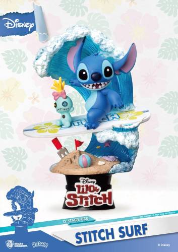 Beast Kingdom Disney - Stitch - D-Stage Stitch Surf Diorama