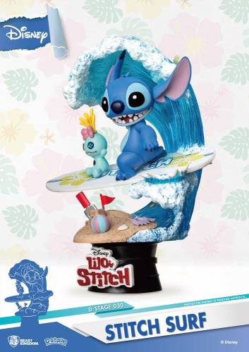 Beast Kingdom Disney - Stitch - D-Stage Stitch Surf Diorama
