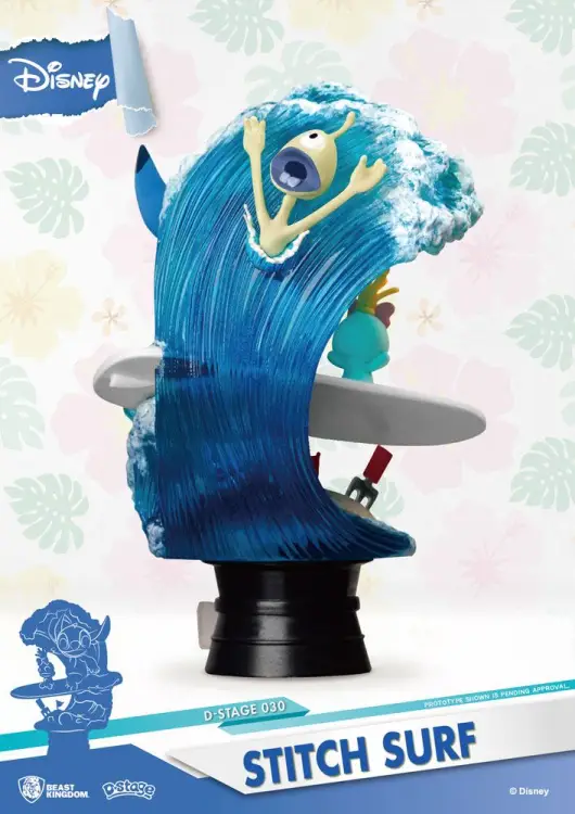 Beast Kingdom Disney - Stitch - D-Stage Stitch Surf Diorama