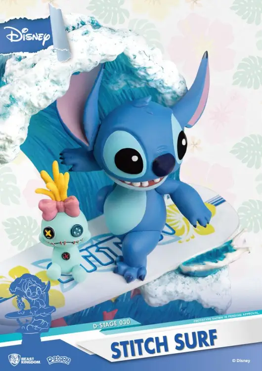 Beast Kingdom Disney - Stitch - D-Stage Stitch Surf Diorama