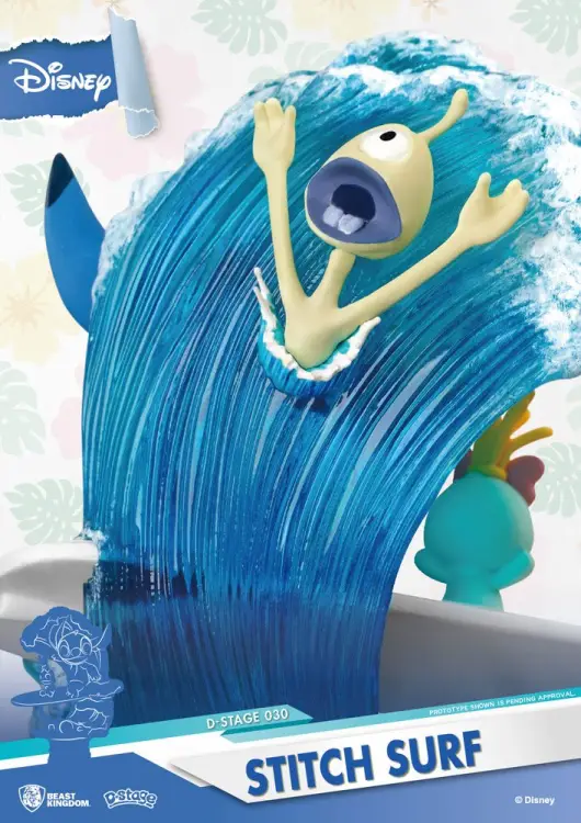 Beast Kingdom Disney - Stitch - D-Stage Stitch Surf Diorama