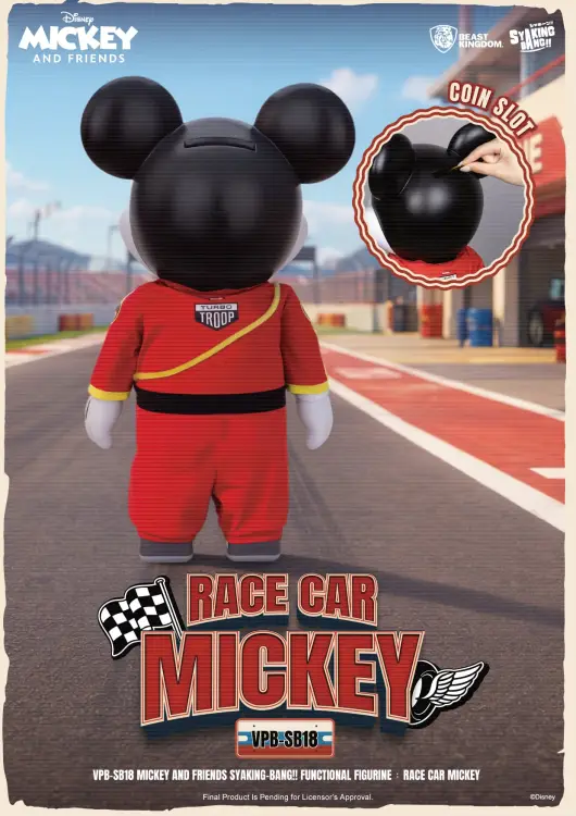 Beast Kingdom Mickey & Friends - Race Car Mickey - SYAKING-BANG Bank