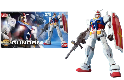 Bandai Model Kit Gundam - RX-78-2 Gundam - Mega Size Model 1/48