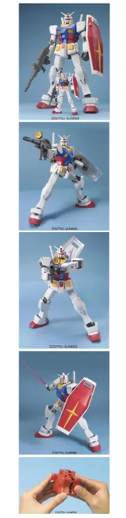 Bandai Model Kit Gundam - RX-78-2 Gundam - Mega Size Model 1/48