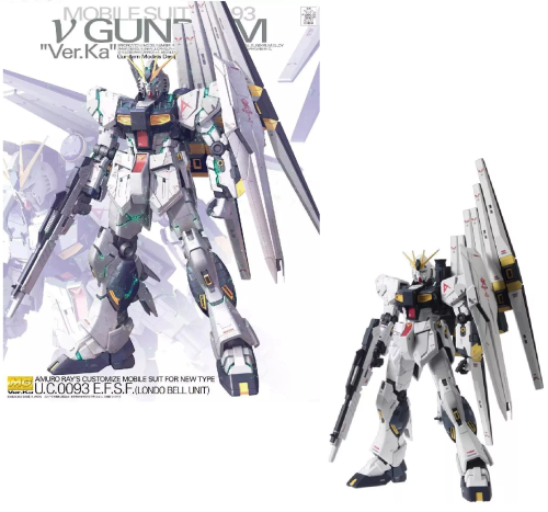 Bandai Model Kit Gundam - NU Gundam - Master Grade - NU Gundam Version KA