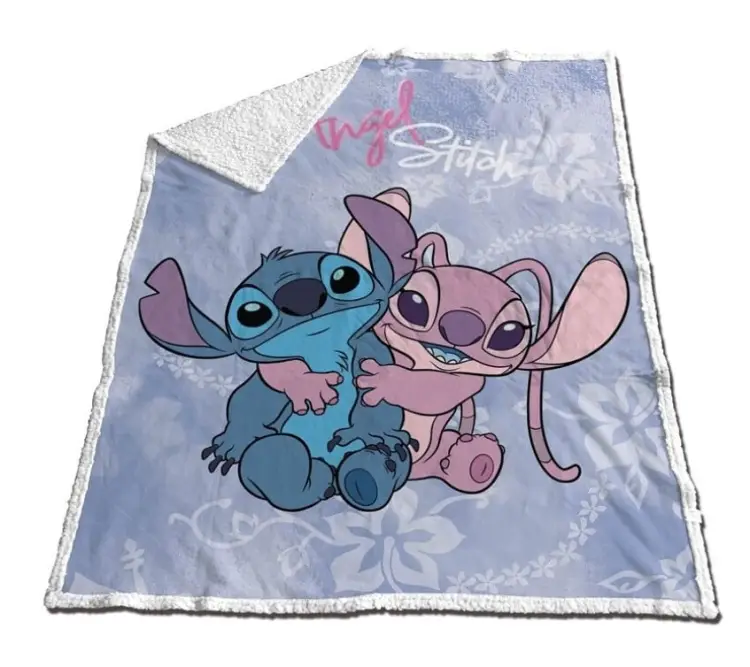 AyMax Disney - Stitch & Angel - Sherpa Blanket