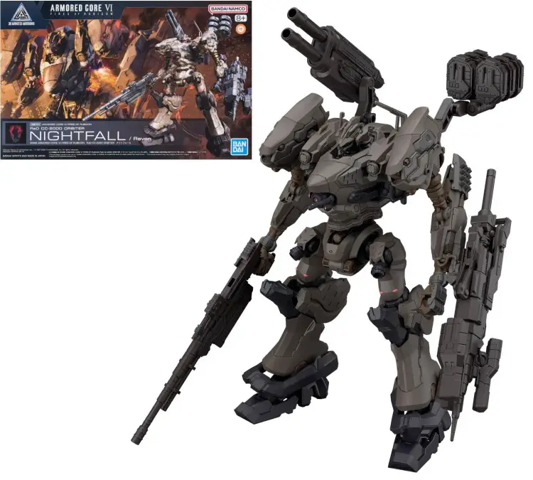 Bandai Armored Core VI - RaD CC-2000 Orbiter Nightfall Model Kit
