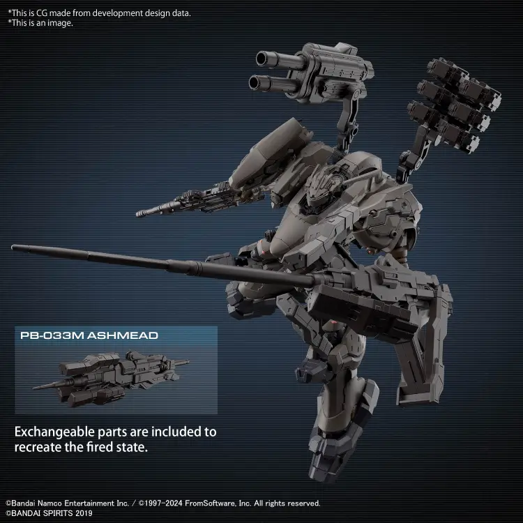 Bandai Armored Core VI - RaD CC-2000 Orbiter Nightfall Model Kit