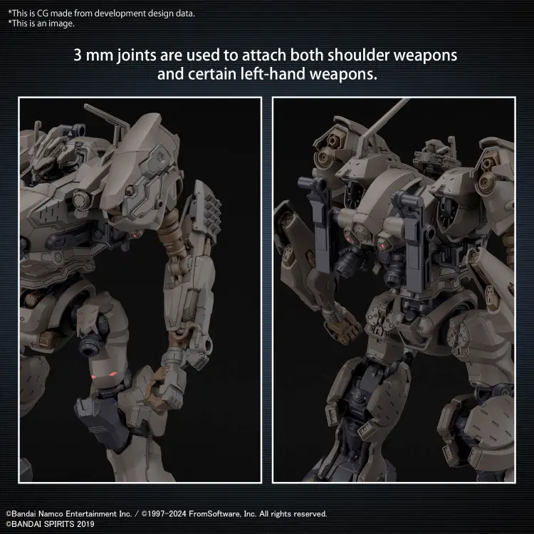 Bandai Armored Core VI - RaD CC-2000 Orbiter Nightfall Model Kit