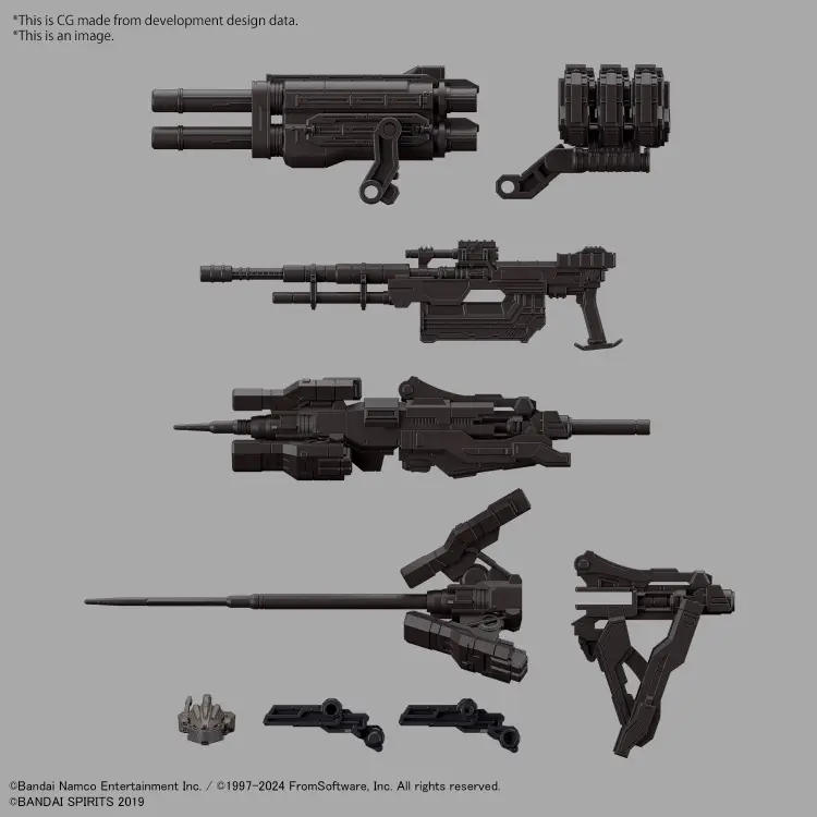 Bandai Armored Core VI - RaD CC-2000 Orbiter Nightfall Model Kit