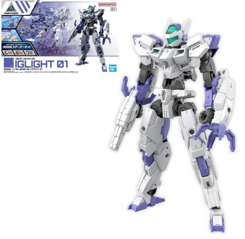 Bandai Gundam - eEXM-40 IGLIGHT 01 - 30MM 1/144 Model Kit