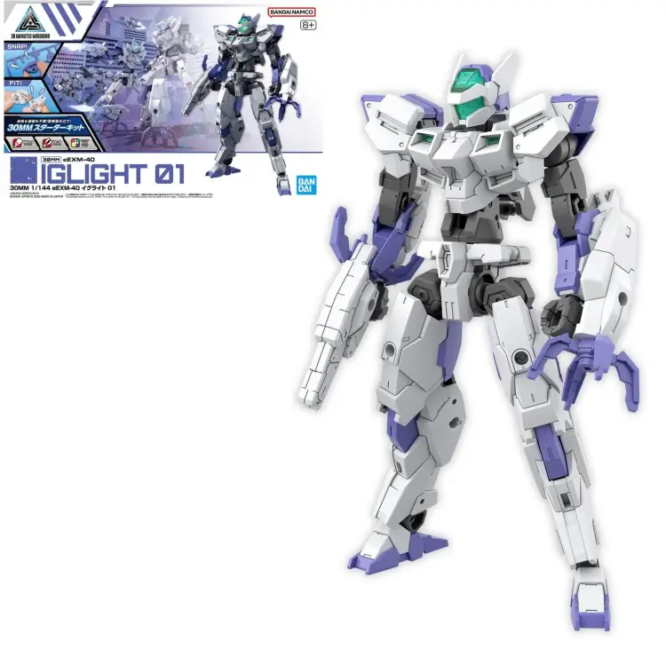 Bandai Gundam - eEXM-40 IGLIGHT 01 - 30MM 1/144 Model Kit