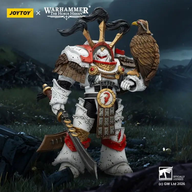 Joy Toy Warhammer 40,000 - White Scars Legion Praetor in Cataphractii Terminator Armour