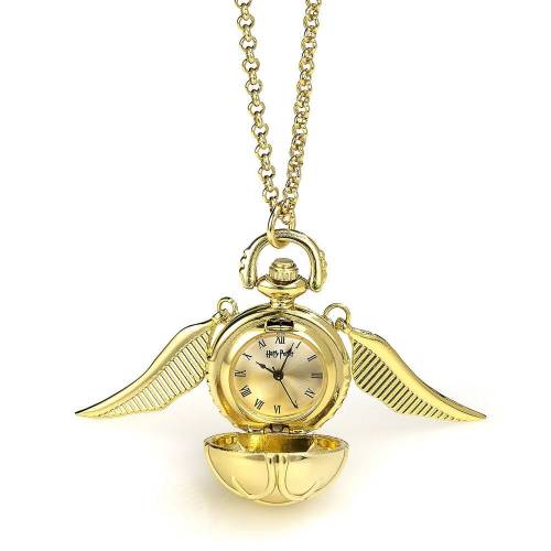 The Carat Shop Harry Potter - Golden Snitch - Watch Necklace