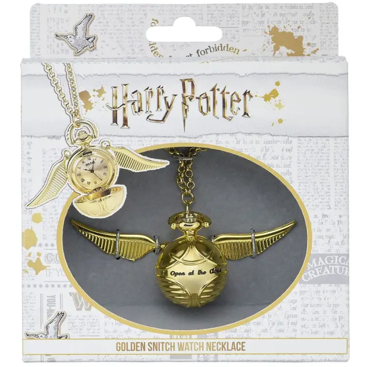 The Carat Shop Harry Potter - Golden Snitch - Watch Necklace