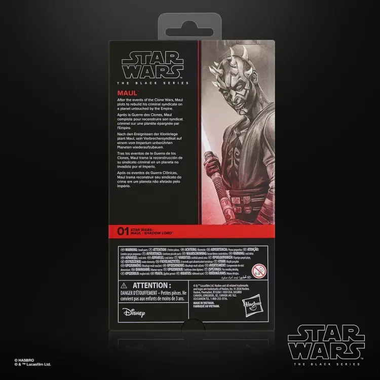 Hasbro Star Wars The Black Series - Maul - Shadow Lord Figurka