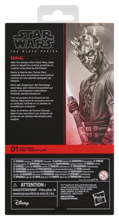 Hasbro Star Wars The Black Series - Maul - Shadow Lord Figurka