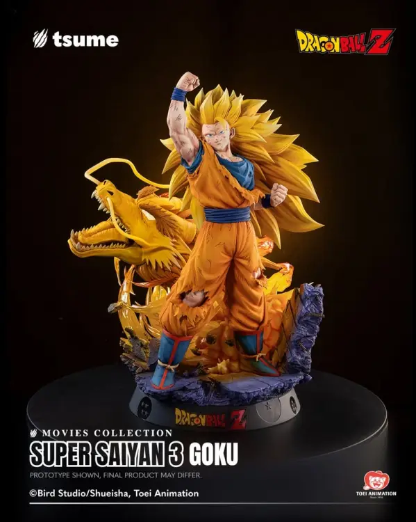 Tsume Dragon Ball Z - Super Saiyan 3 Goku - Statue Movie Collection