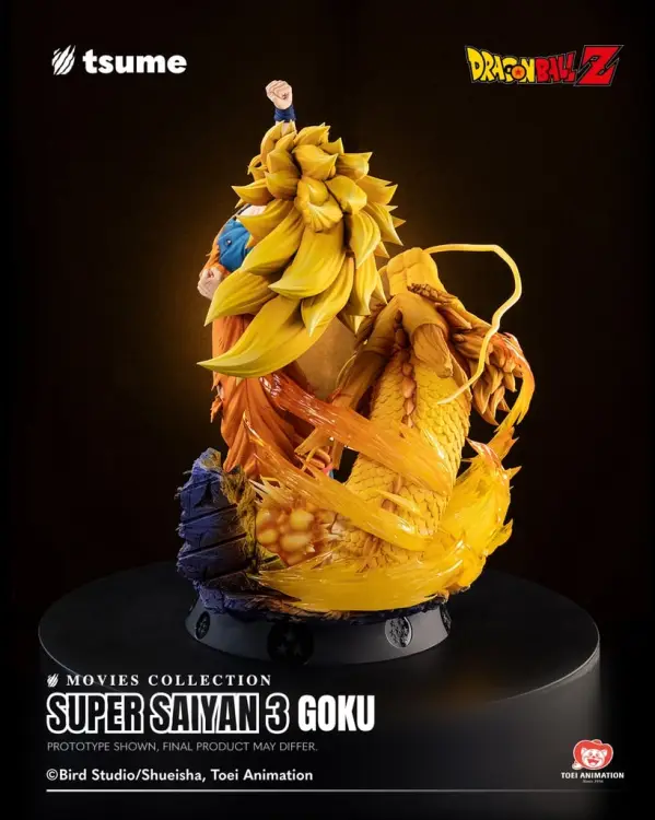 Tsume Dragon Ball Z - Super Saiyan 3 Goku - Statue Movie Collection