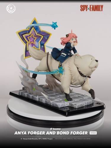 Tsume SPY X FAMILY - Anya Forger & Bond - Statue Ikigai 1/6