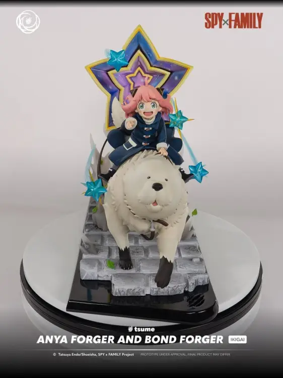 Tsume SPY X FAMILY - Anya Forger & Bond - Statue Ikigai 1/6