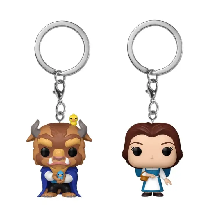 Funko DISNEY - Beauty and the Beast - Pocket Pop Keychains 2 Pack