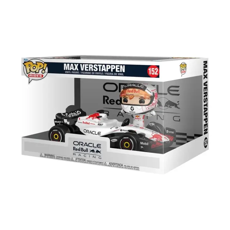 Funko POP! Red Bull - Max Verstappen - Max Verstappen (White) POP Ride Super Deluxe #152