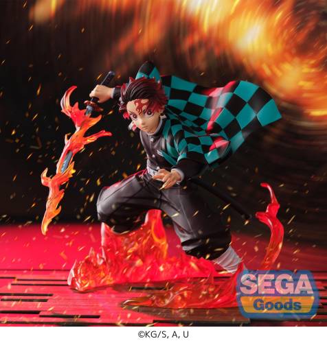 Sega Goods - Demon Slayer - Tanjiro Transparent World Figure 18cm