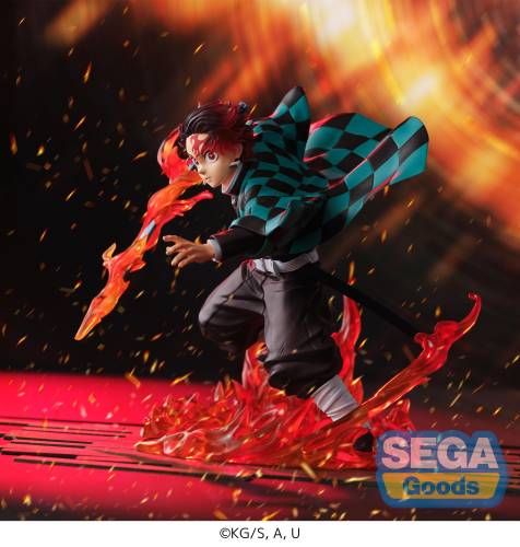 Sega Goods - Demon Slayer - Tanjiro Transparent World Figure 18cm