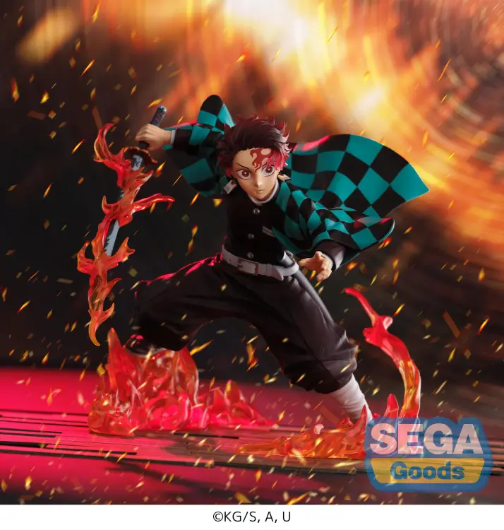 Sega Goods - Demon Slayer - Tanjiro Transparent World Figure 18cm