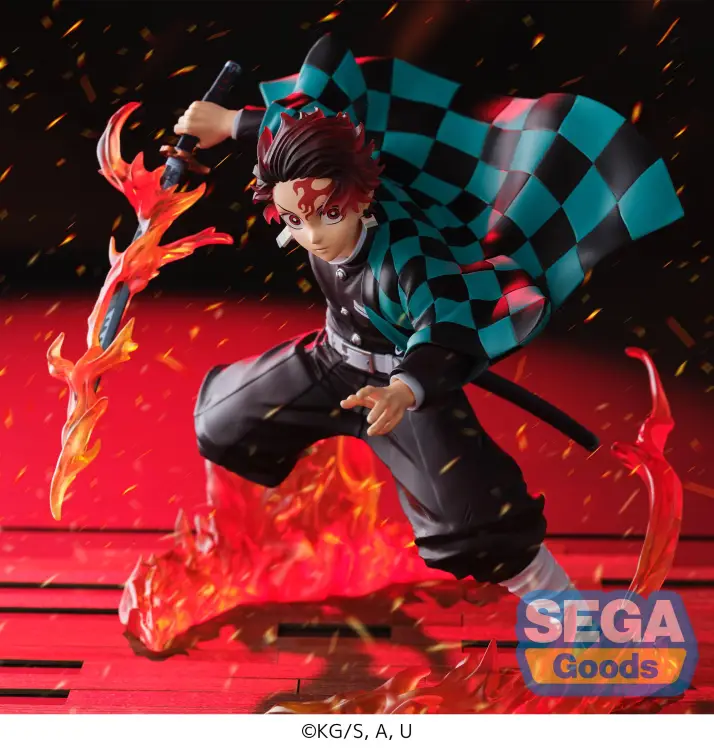 Sega Goods - Demon Slayer - Tanjiro Transparent World Figure 18cm
