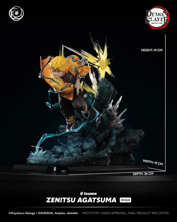 Tsume - Demon Slayer - Zenitsu Agatsuma - Ikigai Statue 1/6 Scale 41cm