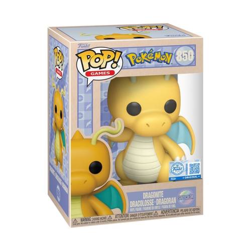 Funko - POKEMON - POP Games N° 850 - Dragonite (Soft Color)