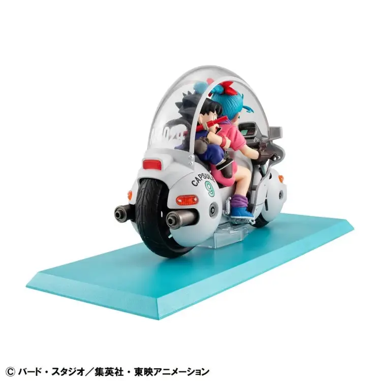 Megahouse Dragon Ball Son Goku & Bulma Desktop Real McCoy Statue 14cm